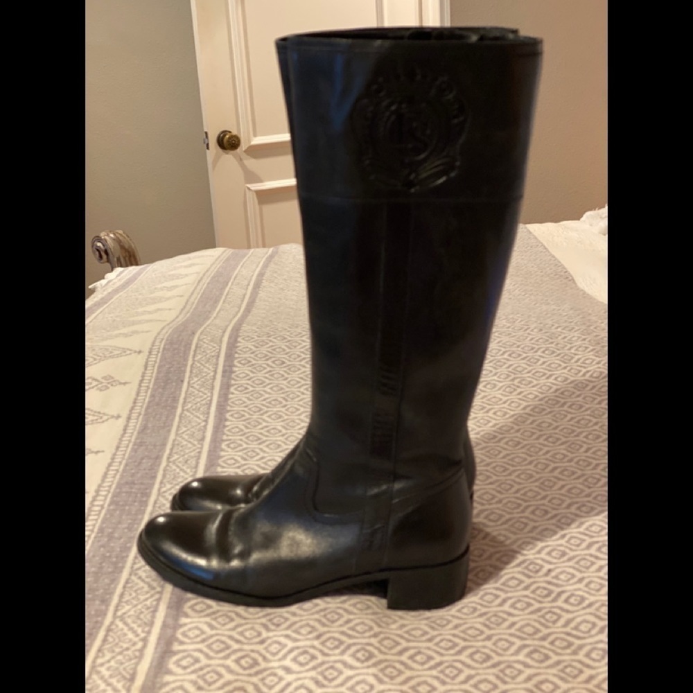 Franco Sarto Christie Riding Boot Black Leather​​​​​​​​​​ - Picture 12 of 14